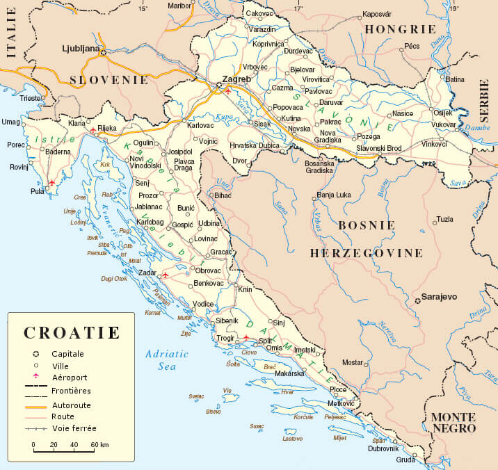 croatie-carte