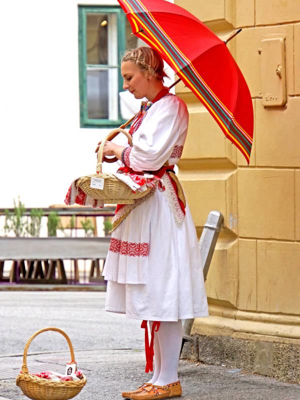 croate en habits traditionnels