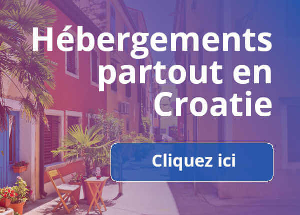 Hébergements partout en Croatie