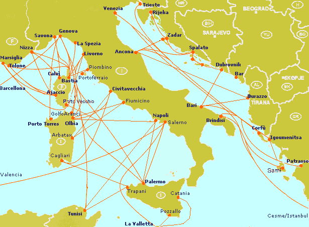 ferries croatie