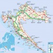 croatie : carte des transports