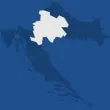 région de Croatie centrale (carte de Croatie)