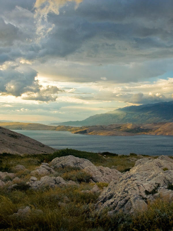 Velebit depuis Pag