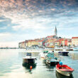 rovinj, depuis la mer