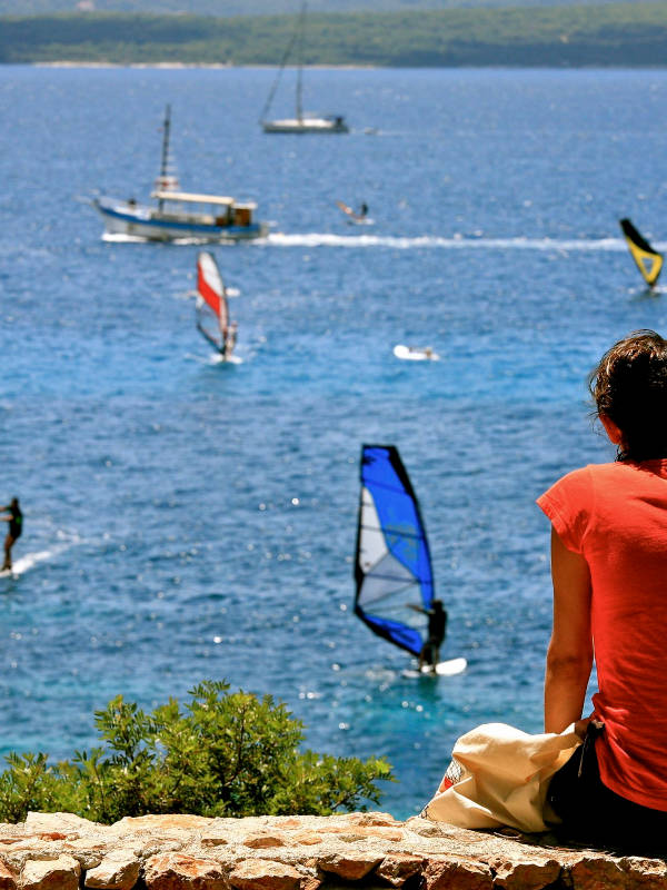 planche à voile adriatique