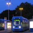 tramways à Zagreb