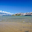 Plage de sable fin rare en croatie