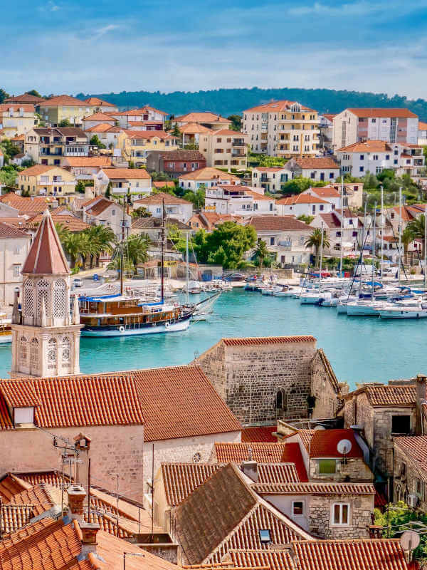 trogir en dalmatie