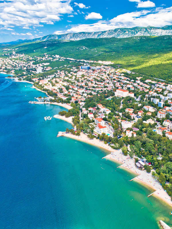 La côte de Crikvenica