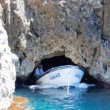 entrée de la grotte bleue de Bisevo