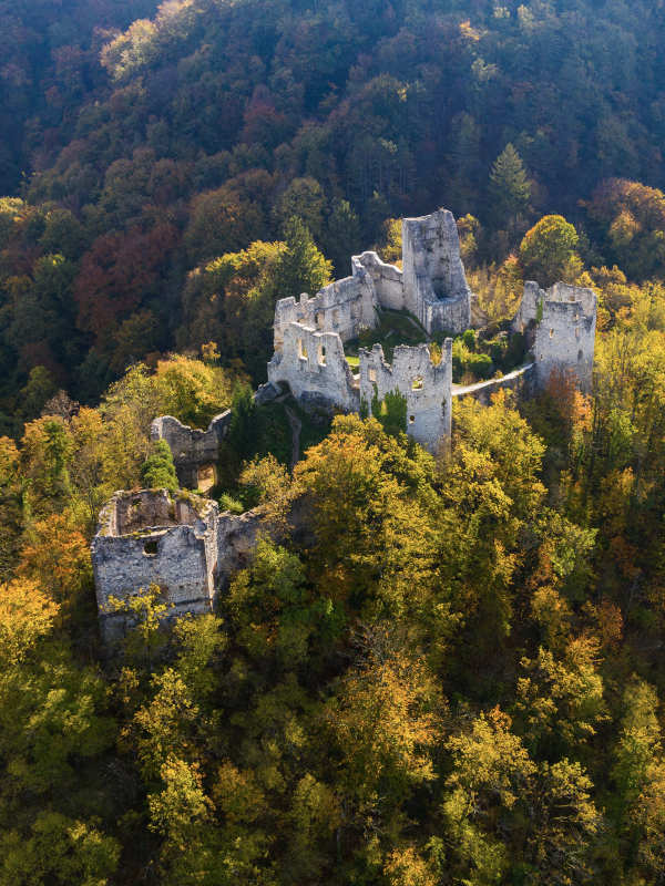 Ruines de la forteresse médiéval de Samobor