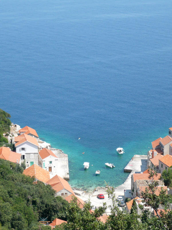 Charmant petit hameau sur Lastovo