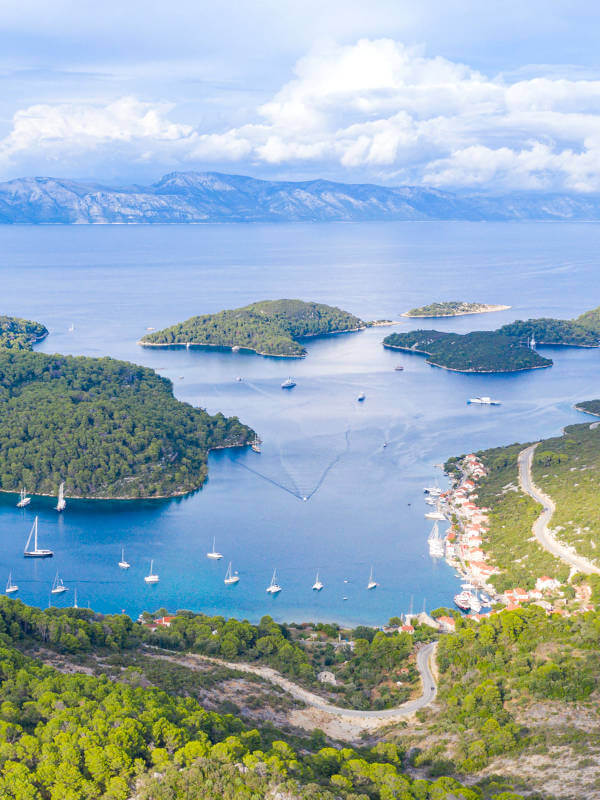 Mljet en Croatie