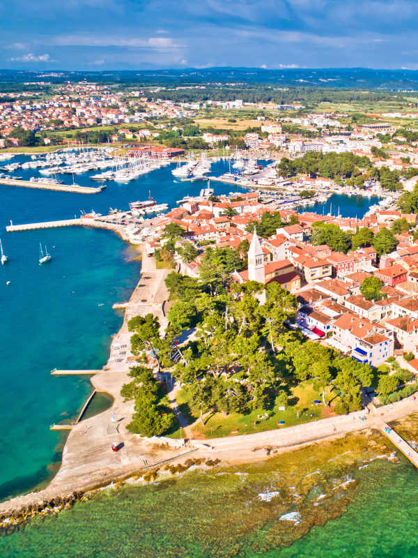 Vue aérienne de Novigrad