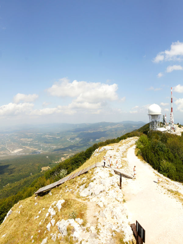 départ de parapente en Istrie