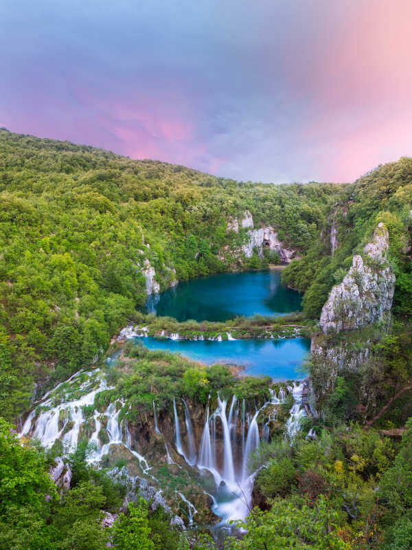 Cascades du parc de Plitvice