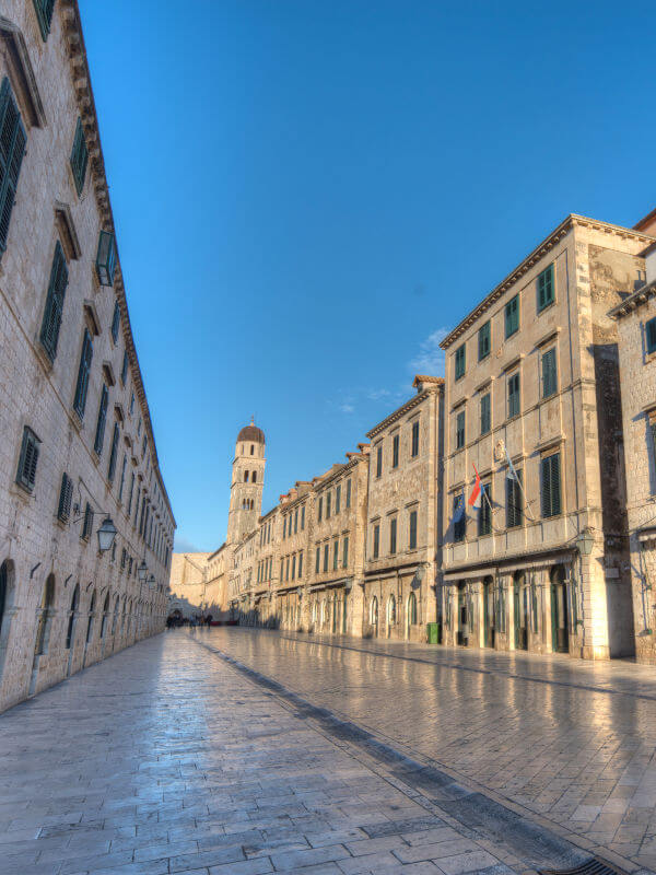 dubrovnik croatie, rue stradum