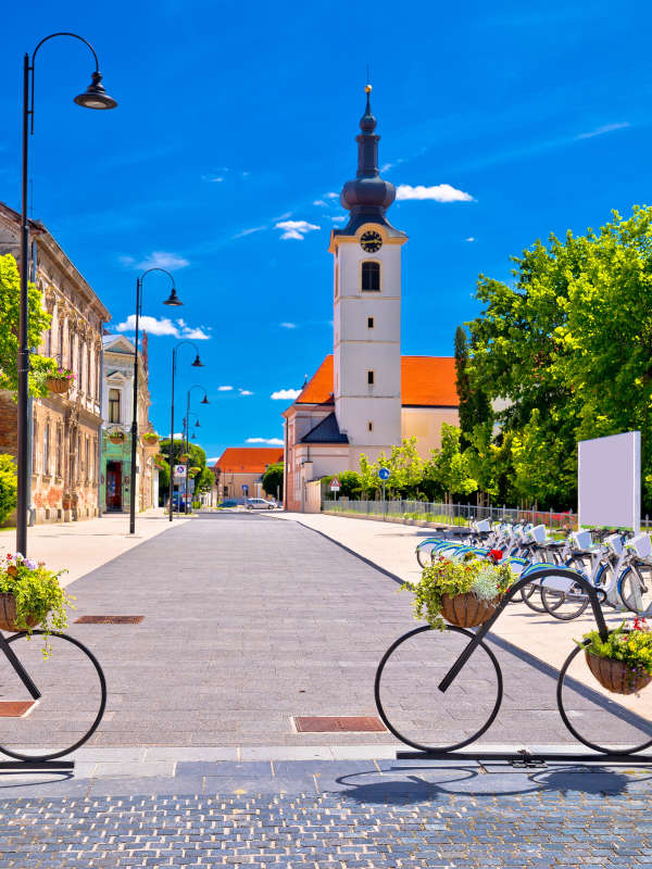 rue de Koprivnic en vélo