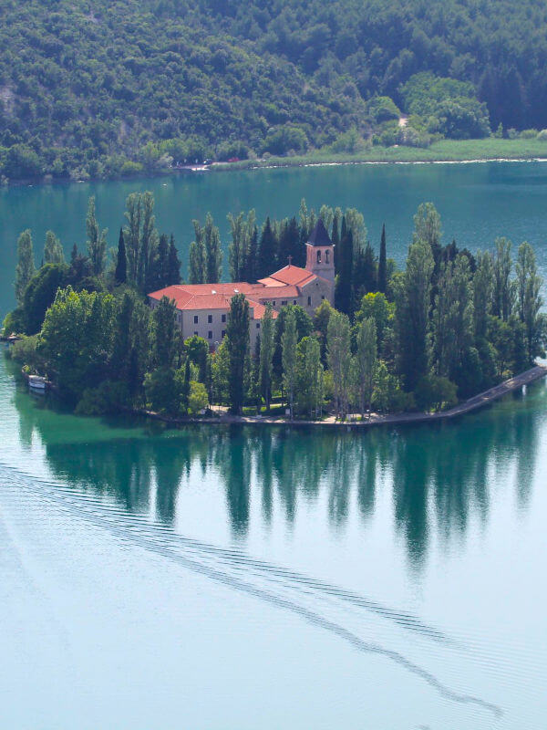 île et monastère de Visovac 1 Krka, îlot de Visovac