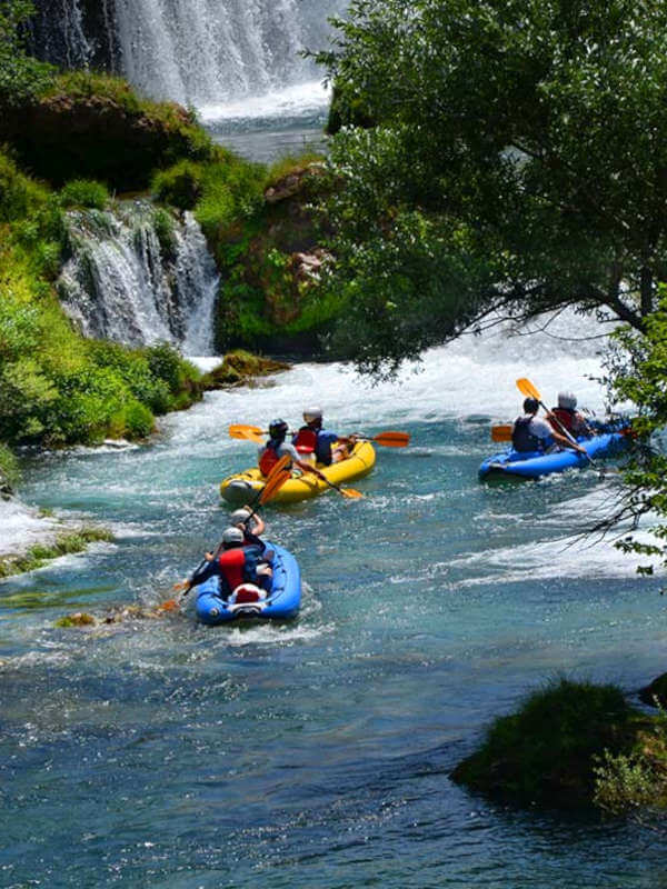 Rafting de loisir en Croatie