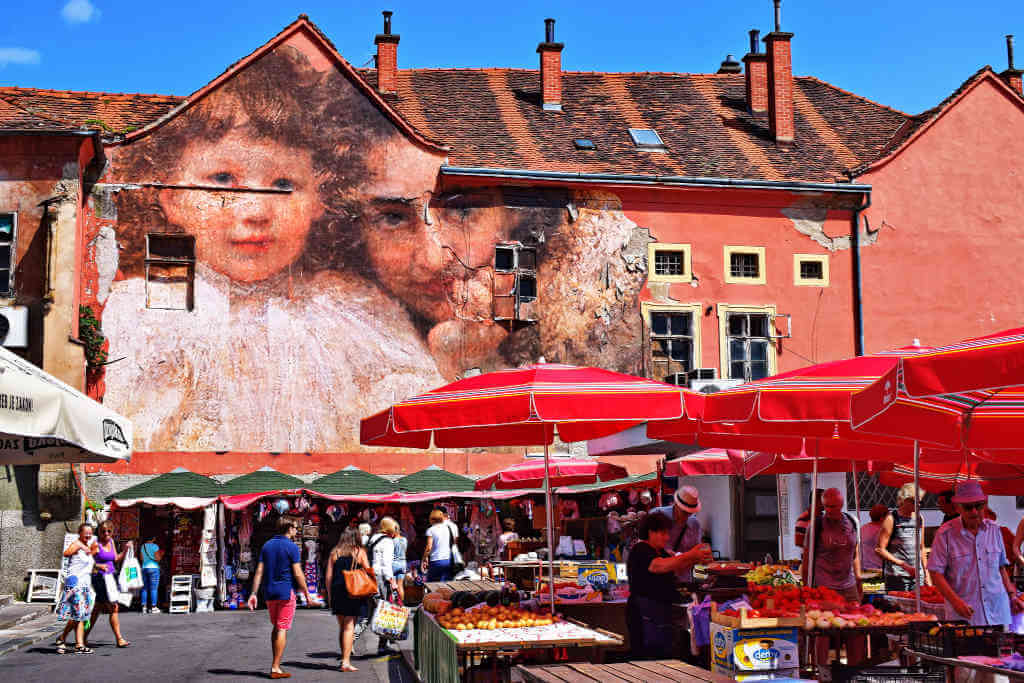 zagreb-marche-dolac marché de Dolac