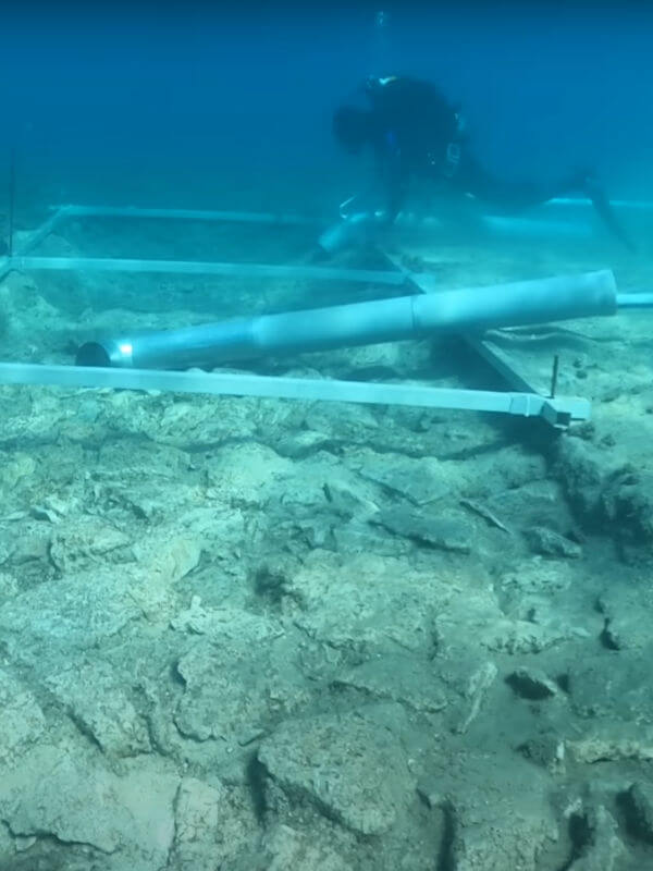 Une ancienne route néolithique immergée sur Korcula